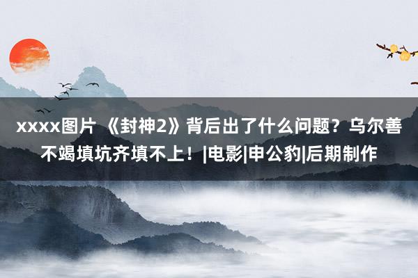 xxxx图片 《封神2》背后出了什么问题？乌尔善不竭填坑齐填不上！|电影|申公豹|后期制作
